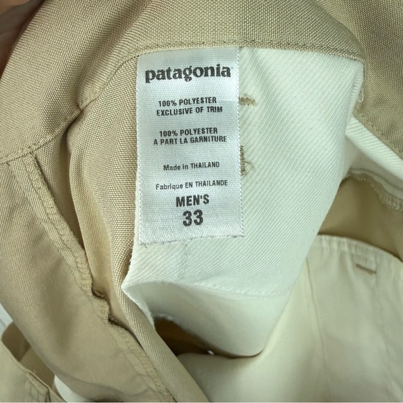 Patagonia men’s khaki shorts size 33 - Picture 5 of 6